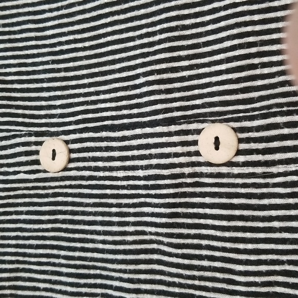 Caution To The Wind Striped Tie Front  Dress - Picture 5 of 6